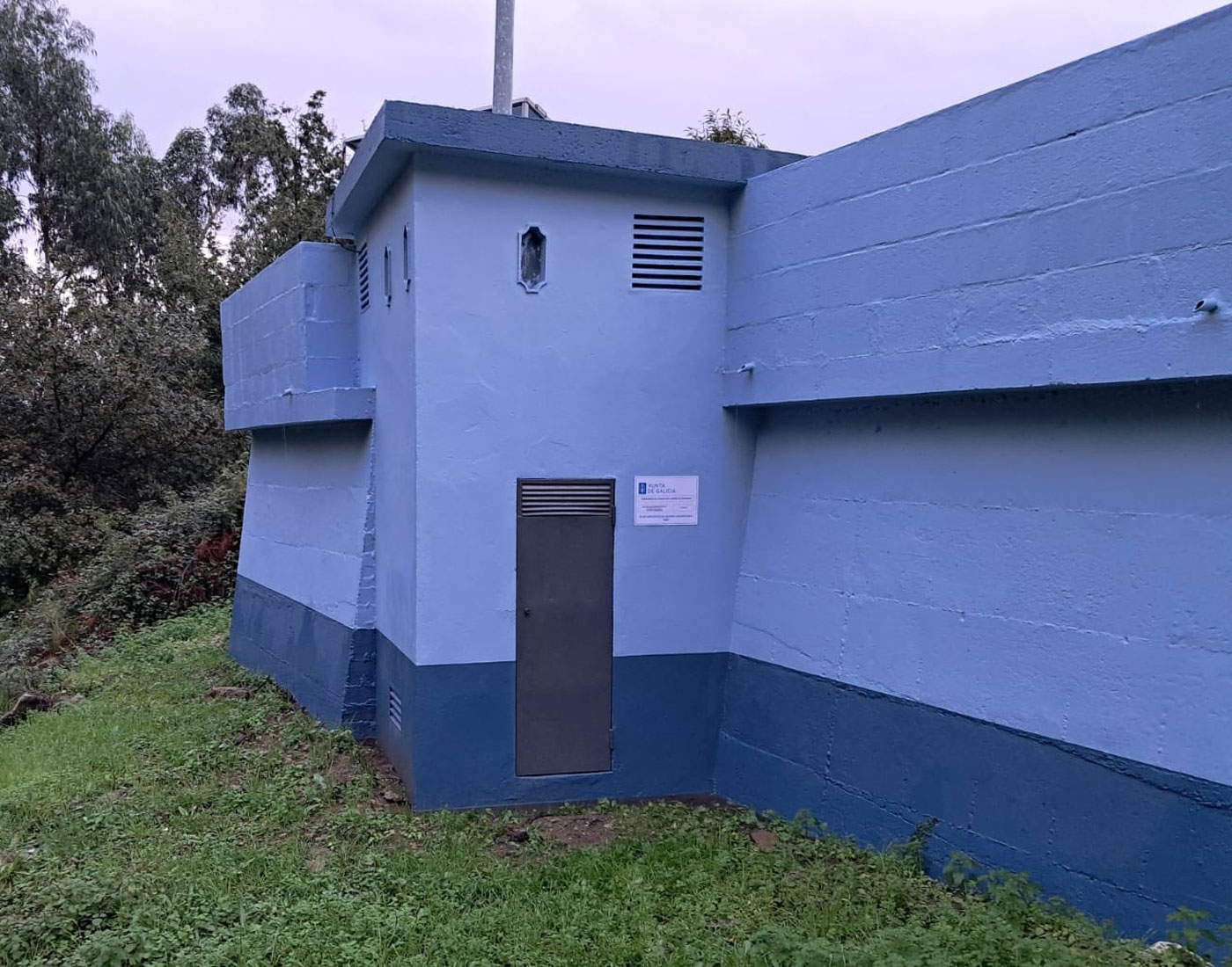 Depositos da traida de augas da comunidade de augas de mosende